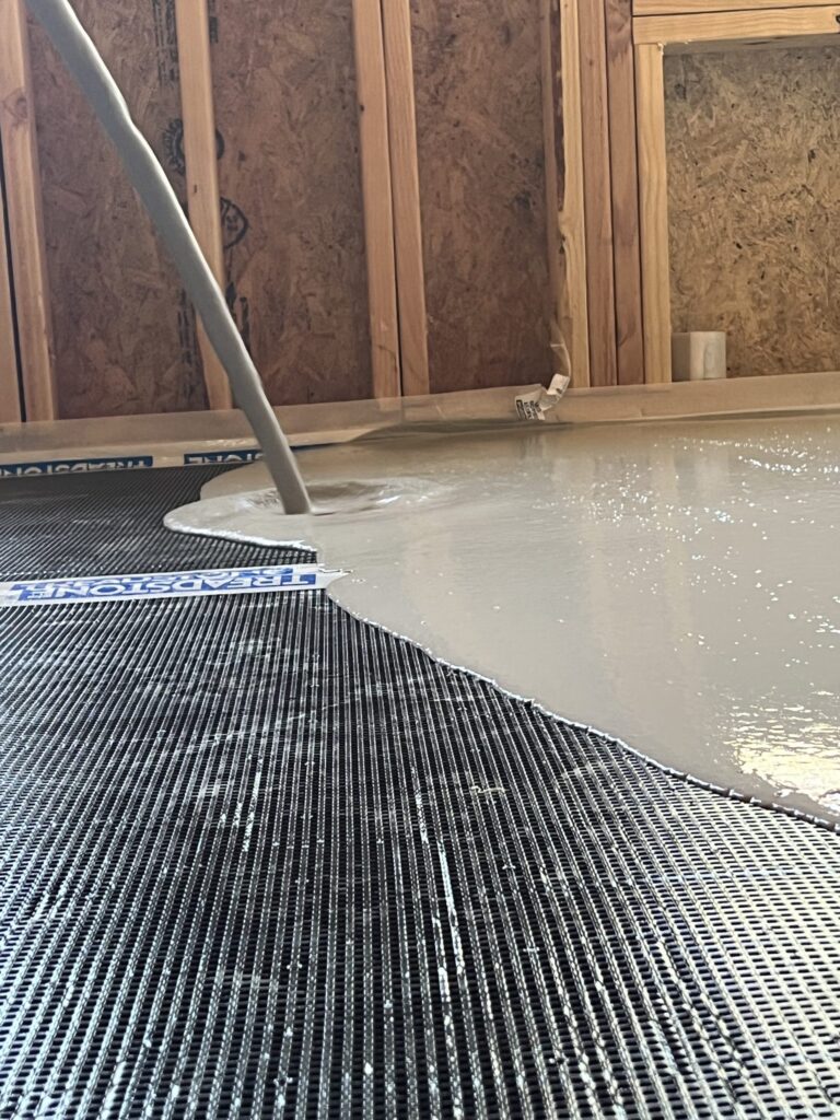 Gypsum Before Drywall - Treadstone Floor Underlayment Systems - Formulated Materials