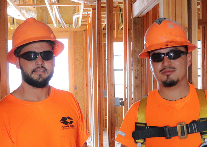 Cemplex Coworkers on Jobsite